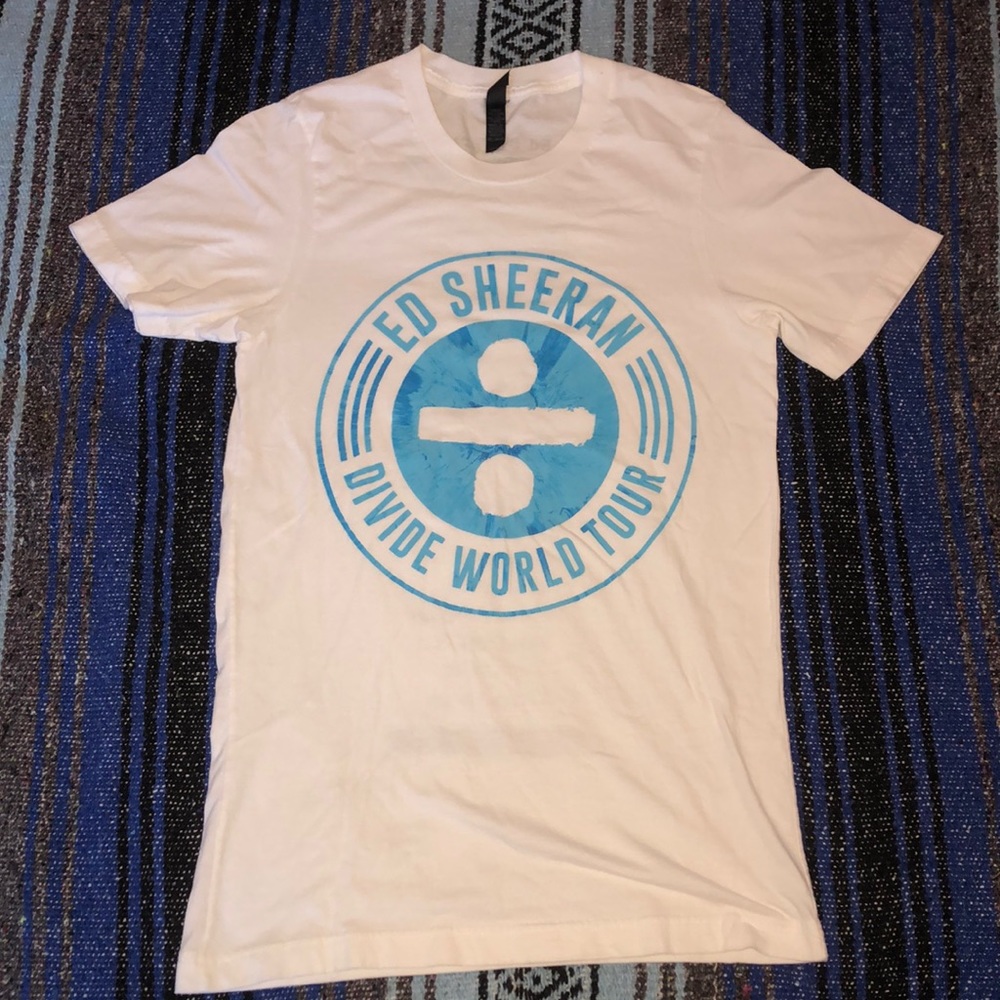 Ed Sheeran 2017 Divide Tour Concert Tee Shirt
